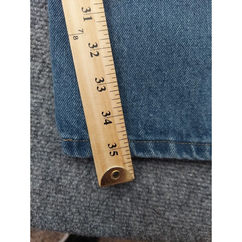 Wrangler Jeans Mens 38x36 Blue Cotton Straight Leg Work Wear Western Denim‎